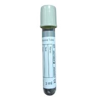 Le glucose sanguin de vide rassemblent le fluorure de sodium médical en verre d'ANIMAL FAMILIER de tube