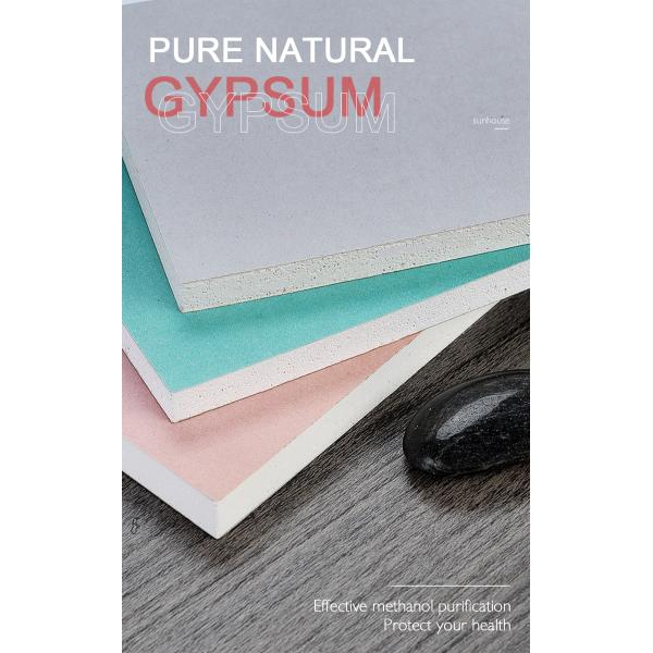 Декоративная доска цвета слоновой кости гипса бумаги цвета придает огнестойкость 1220mm x 2440mm