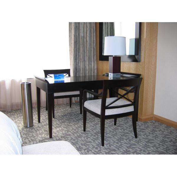 Dark Wulnut 5 Star Contemporary Bedroom Furniture With Chaise Lounge Chair