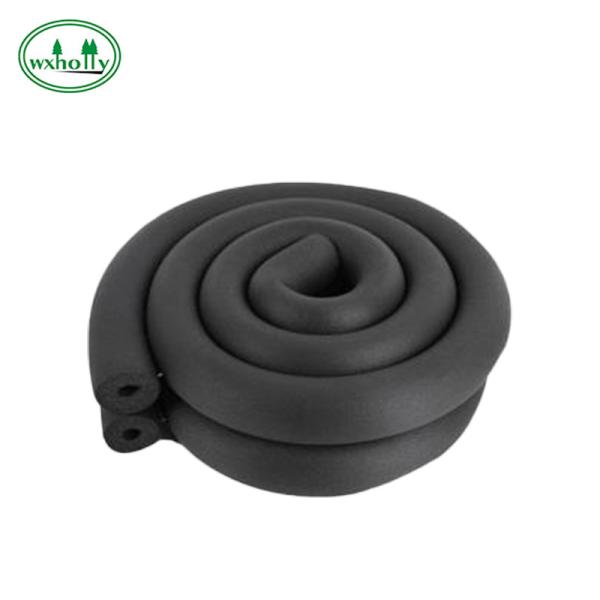 Colorful 60kg/M3 Rubber Foam Insulation Tube Textured Surface