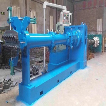 Powerful 8000 KG Weight Pin Barrel Cold Feed Rubber Extruder with 75-255kw