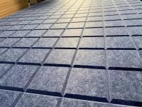 Fibre de polyester ignifuge découper la décoration d'intérieur de mur d'écrans antibruits
