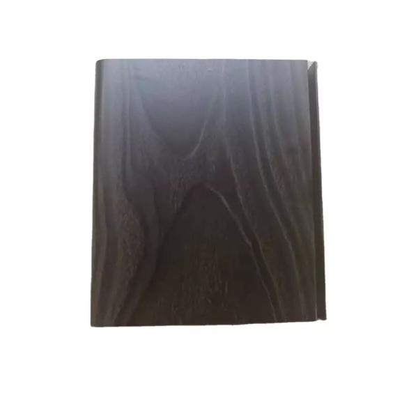 Wood Grain Aluminum Extrusion Profile For Modular Kitchen Cabinet Gola Shape