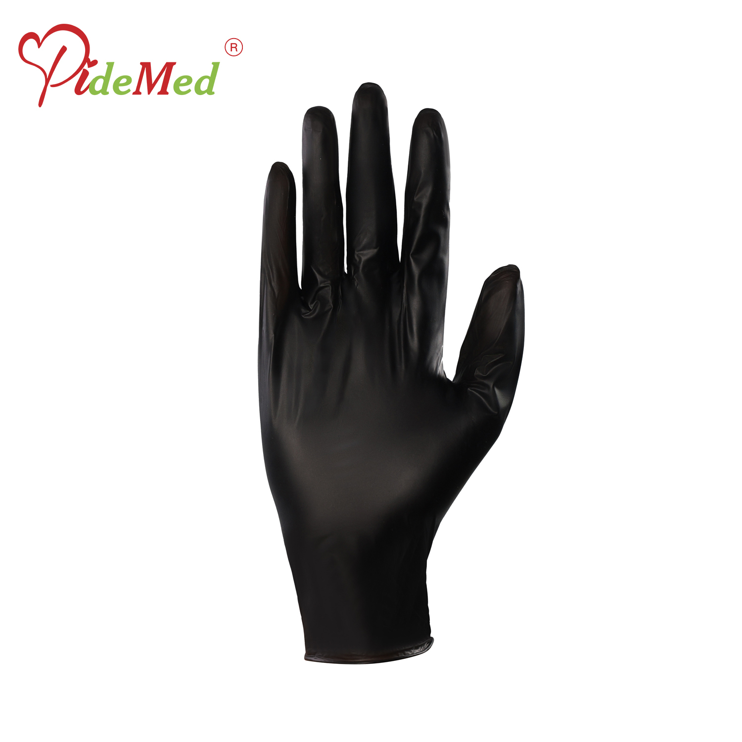 Comfortable Fit PVC Disposable Gloves Black Disposable Vinyl Hand Gloves Stretchable