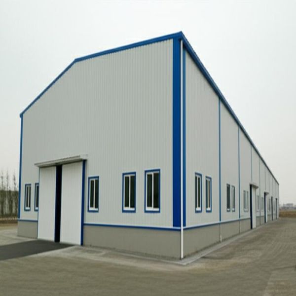 Durable Sandwich Panel Wall Prefabricated Steel Warehouse for Large-scale Storage