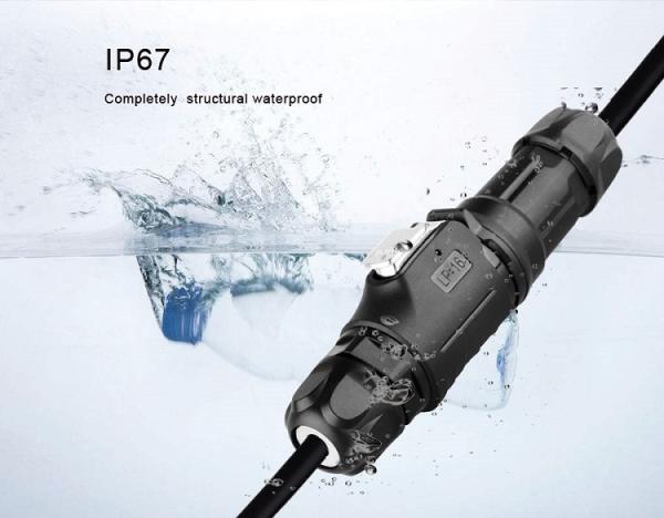 CNLINKO LP16 Waterproof Connector IP68 Outdoor Lighting Connector 3pin Power Connector