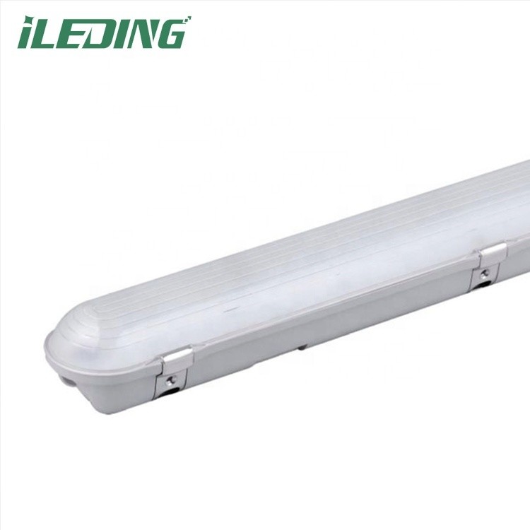 80 CRI 100W 8ft LED Vapor Tight Garage Light Fixture Waterproof Tri proof Light Fixture