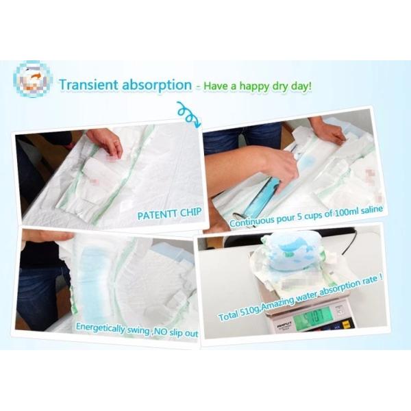 Hydrophilic Non Woven Cotton Thin Baby Pull Up Diapers