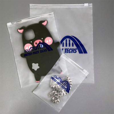Flexible CPE Zipper Bag Dustproof Clothing Packaging Bags For Shipping