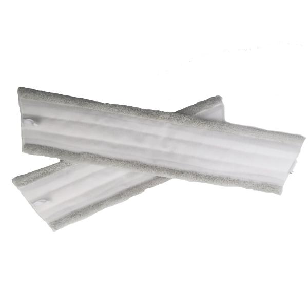 450gsm Coral Fleece Fabric Trapezoid 10cm Velcro Tape Grey Flat Dust Mop Household