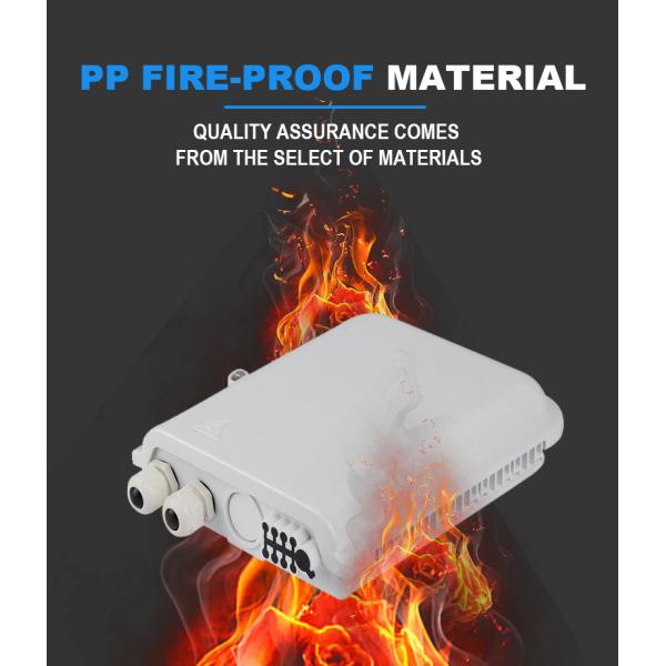 ABS 1*8 Splitter FTTH Wall Mount Terminal Box 16 LC
