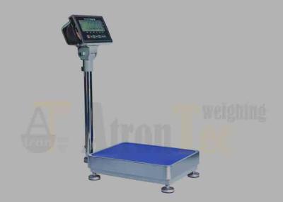 Stainless Steel Platform Weighing Scales , Large LCD Display Waterproof Scales 400*500mm