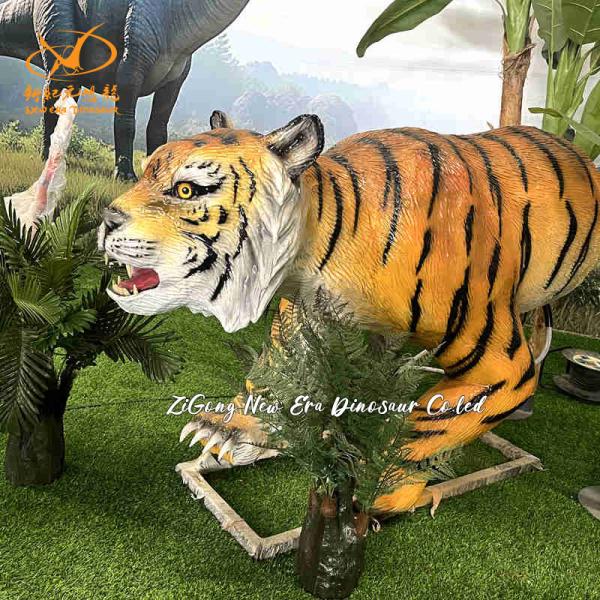 Realistic Animatronic Animal Tiger Head for Zoo Park and Exhibition