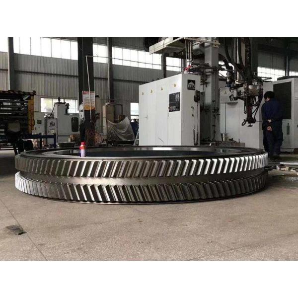 arrabio nodular Ring Rotary Kiln Girth Gear de 16000m m y precio de fábrica del engranaje de estímulo