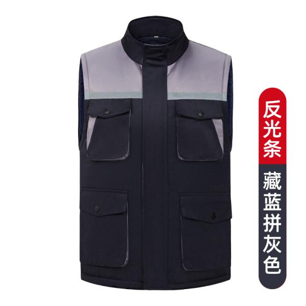 Mantente caliente con chalecos de poliéster unisex chalecos personalizados ropa de trabajo antiestática