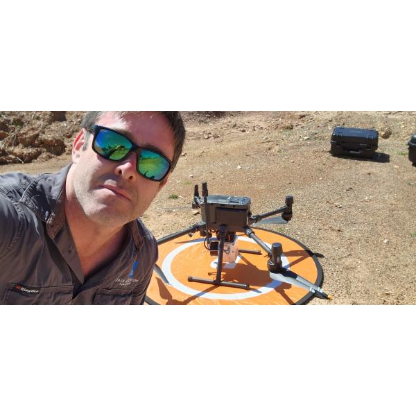 Наземный картографический дрон LiDAR Картографирование 3D-сканирование Точное снятие демонстрации Geosun GS-130X