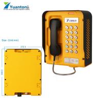 Le PoE a actionné le téléphone résistant de temps avec le voyant d'alarme de clignotant