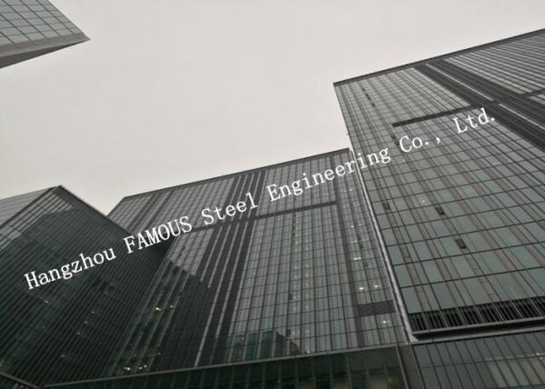 Easy Installation Multi Storey Steel Frame Buildings , Steel Prefab Buildings