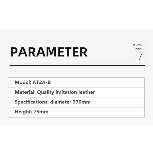 Имитация Кожаные офисные стулья Подушки Губка Круглый Барстол Стулья