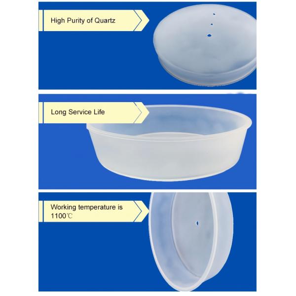 Machining Fused Quartz Glass Crucible for Plasma Coating Machine