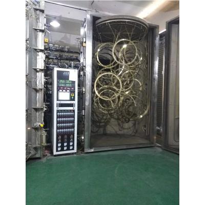 Environment Friendly Stainless Steel Exhaust Pipe PVD Titanium Nitride Coating Machine For Blue Rainbow Color