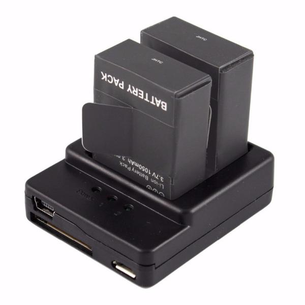 Universal Dual Battery USB Charger For GoPro HD Hero 3+ 3 Action Camera