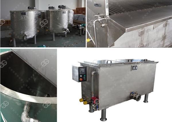 200 - 2000L Industrial Chocolate Melting Machine Stainless Steel 304 4 - 12 Kw
