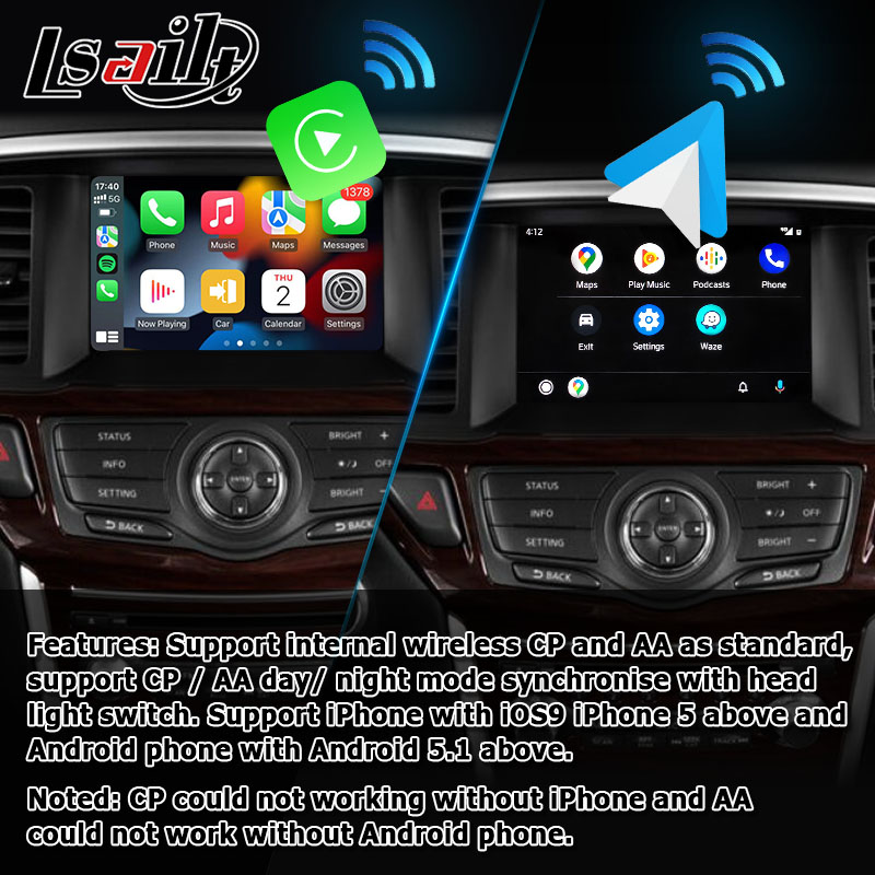 Nissan Pathfinder R52 Обновление мультимедийного экрана Android IT06 06It система carplay