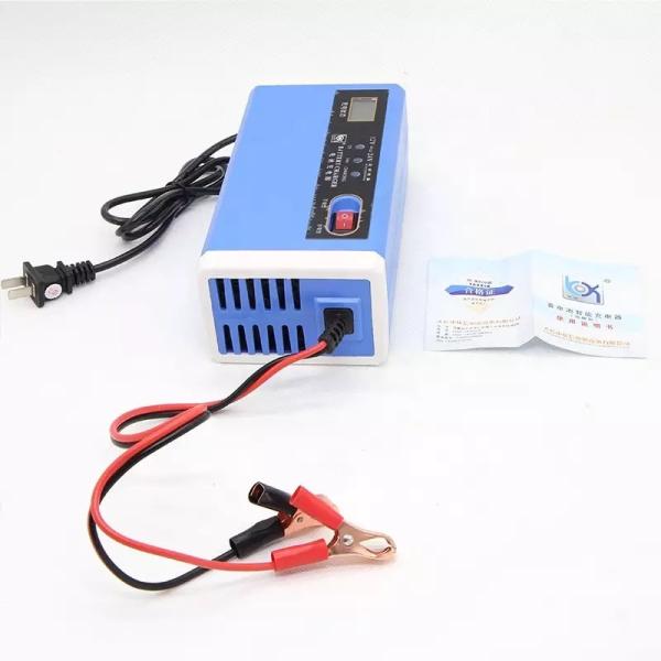 12V 24V 10A Intelligent Car Battery Charger AGM Lead Acid Gel