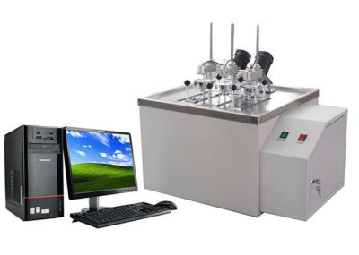 Verificador eletrônico da temperatura da deformação térmica de Vicat para a borracha/nylon