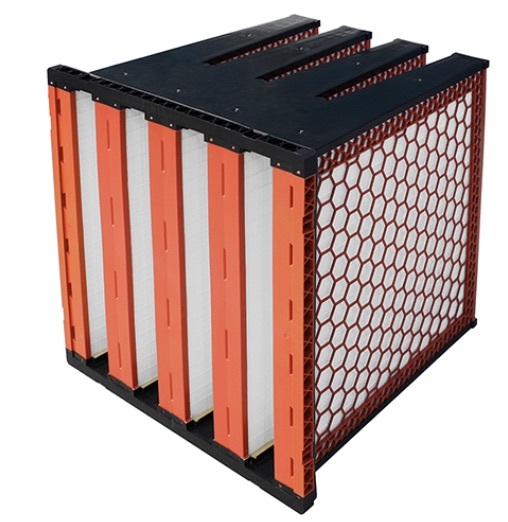 Gas Turbine Air Intake Filter E12 592 x 592 x 440 mm 2500 CFM