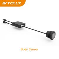 Cabeza única 12V / 24V sensor táctil interruptor de luz con relieve montado para el armario de muebles