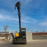 Les grands projets superbes de terrassement de l'excavatrice 7000KG ZHONGMEI roulent Digger With Cab
