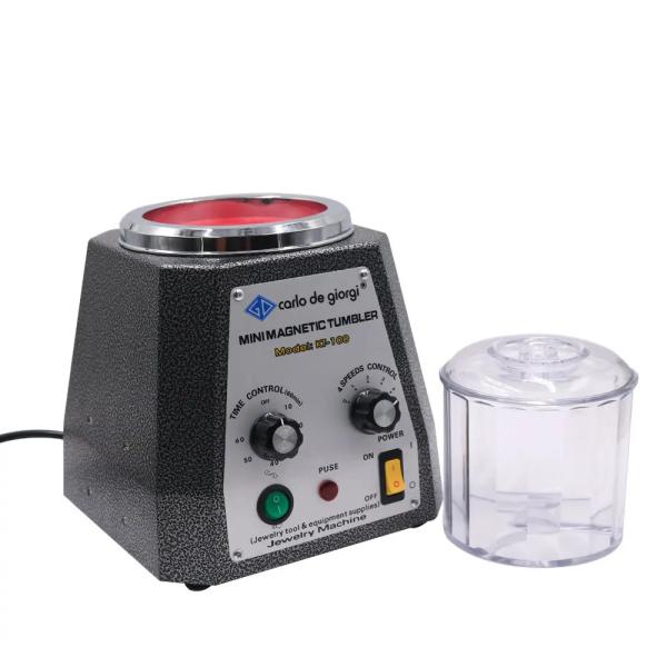 Tooltos KT100 Mini Magnetic Tumbler Polishing Machine Jewelry Polisher Tumbler