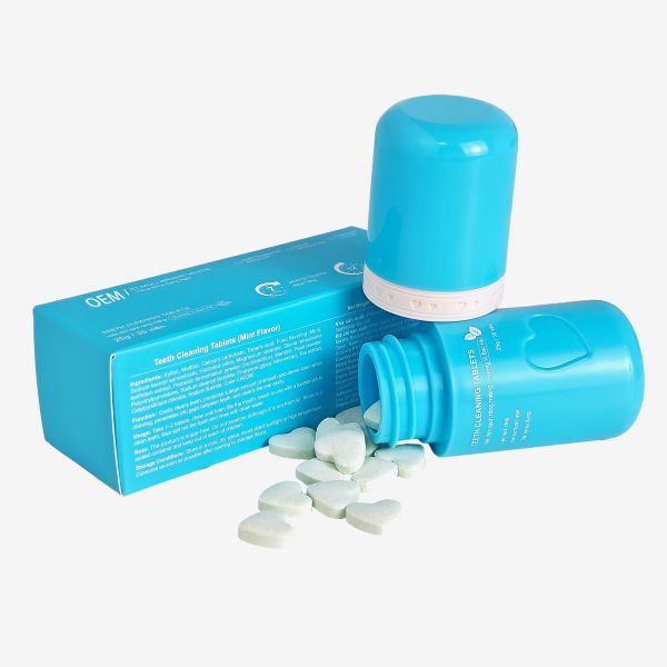 Keepup OEM Private Label Probiotic Oral Care Cleaning Products Freshen Breath Nourishing Brightening Whitening Toothpaste Tablet
