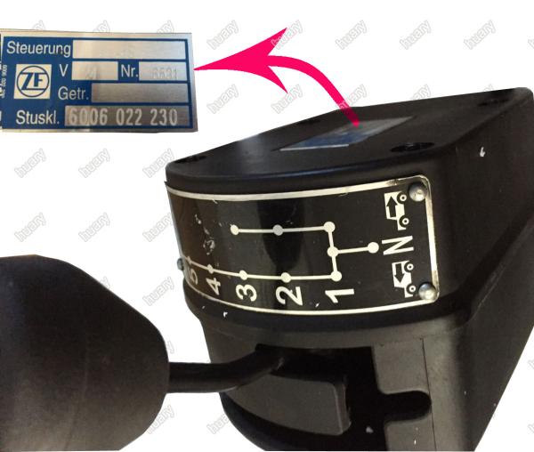 ZF Tramsmission parts, 6006022230 Range selector, gear controller, gear selector