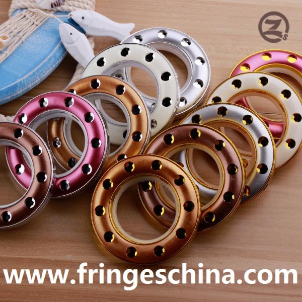 Fashion Prime ABS Plastic Custom Curtain Rings Circles Rod Accessories