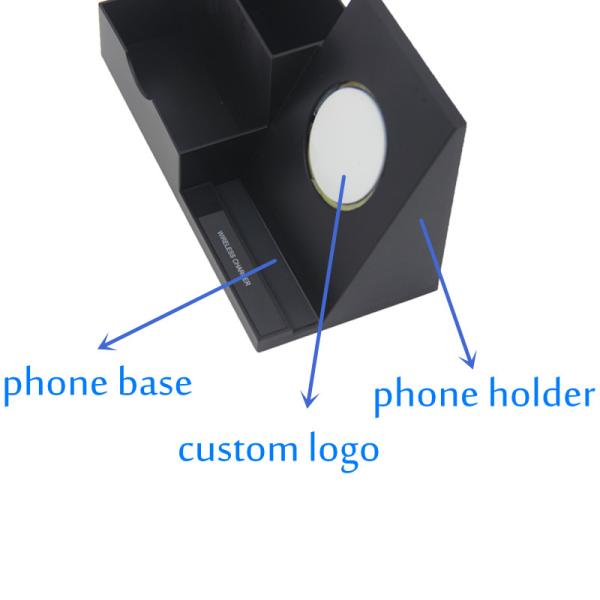 Держателя ручки ABS Ультрапортативный логотипа материального кожаного изготовленный на заказ нетоксический со светами СИД