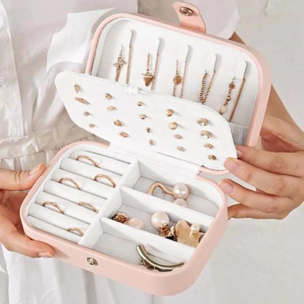 Faux Leather Full Color Printed Boxes Custom For Women Girl Jewelry