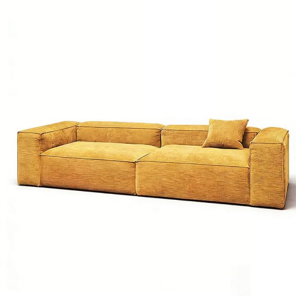 Luxury Home Office Furniture Vacuum Packaging Living Room Corduroy Compressed Modular Sofa Bed