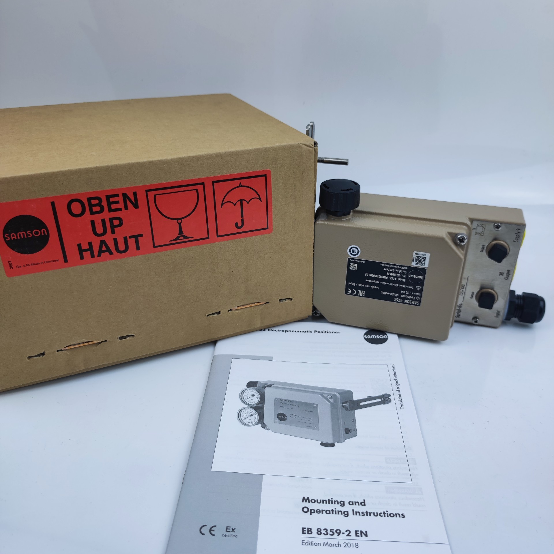 Samson 4763 Electric valve positioner pneumatic original brand