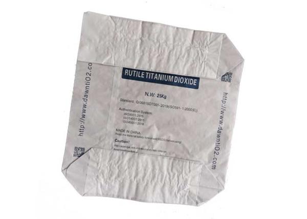 3 dobras 25kg 50kg colaram sacos de papel duráveis da parte inferior do bloco dos sacos de papel de Multiwall da válvula