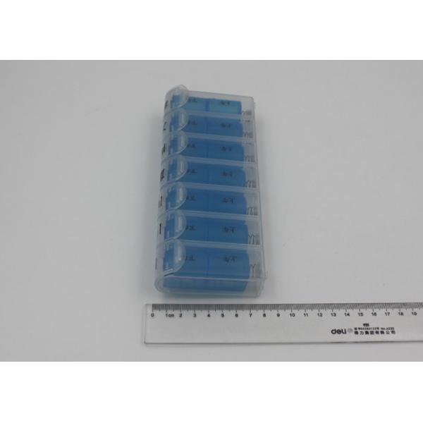 Travel Pill Case Organizer , Transparent Plastic Pill Box For Children
