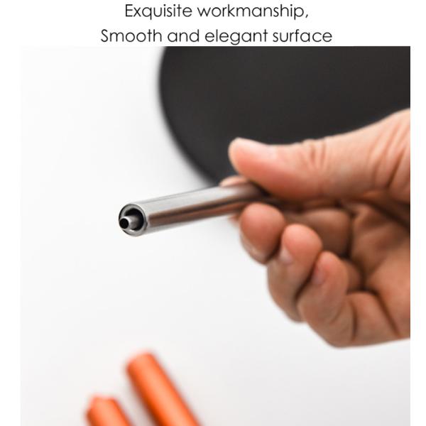 Bar Drinking 10.5 Stainless Steel Straws With Cleaner FDA Approved Reusable