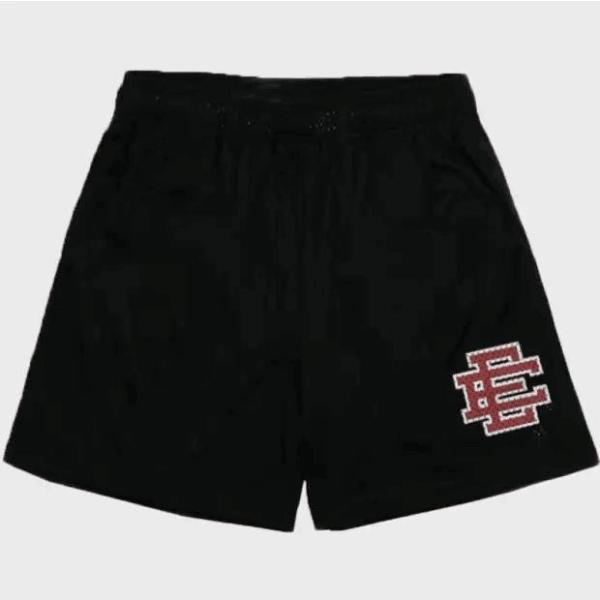                  Sportswear 5 Inch Above Knee Shorts Breathable Ee Basic Eric Emanuel Men Mesh Shorts with Zipper Pockets             