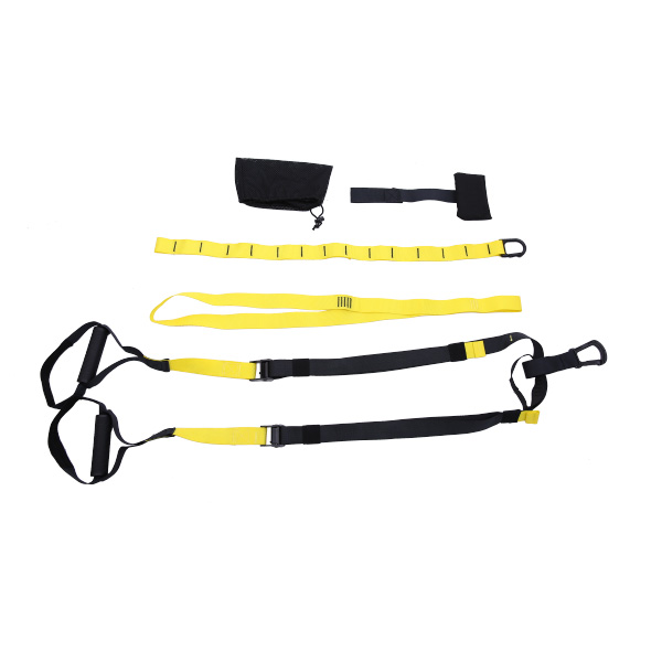 Indoor 2 Belts Long Resistance Bands , 210CM Suspension Trainer Bands