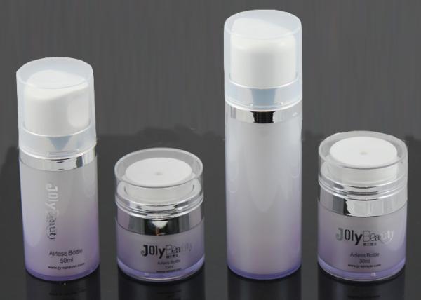 50ml Head Cap Empty Makeup Bottles / ABS Empty Lotion Jars
