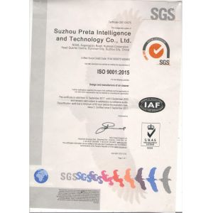 Suzhou Preta Intelligence and Technology Co.,ltd Сертификации