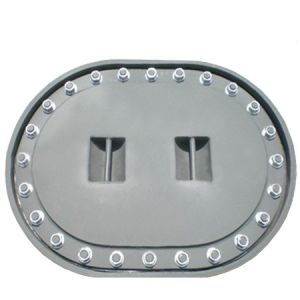 Stainless Steel Ship Manhole Cover Round Angle Watertight / Weathertight
