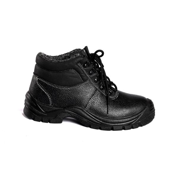 Black Steel Toe Safety Shoes featuring Anti Puncture and Anti Smash Protection Working Work Boots